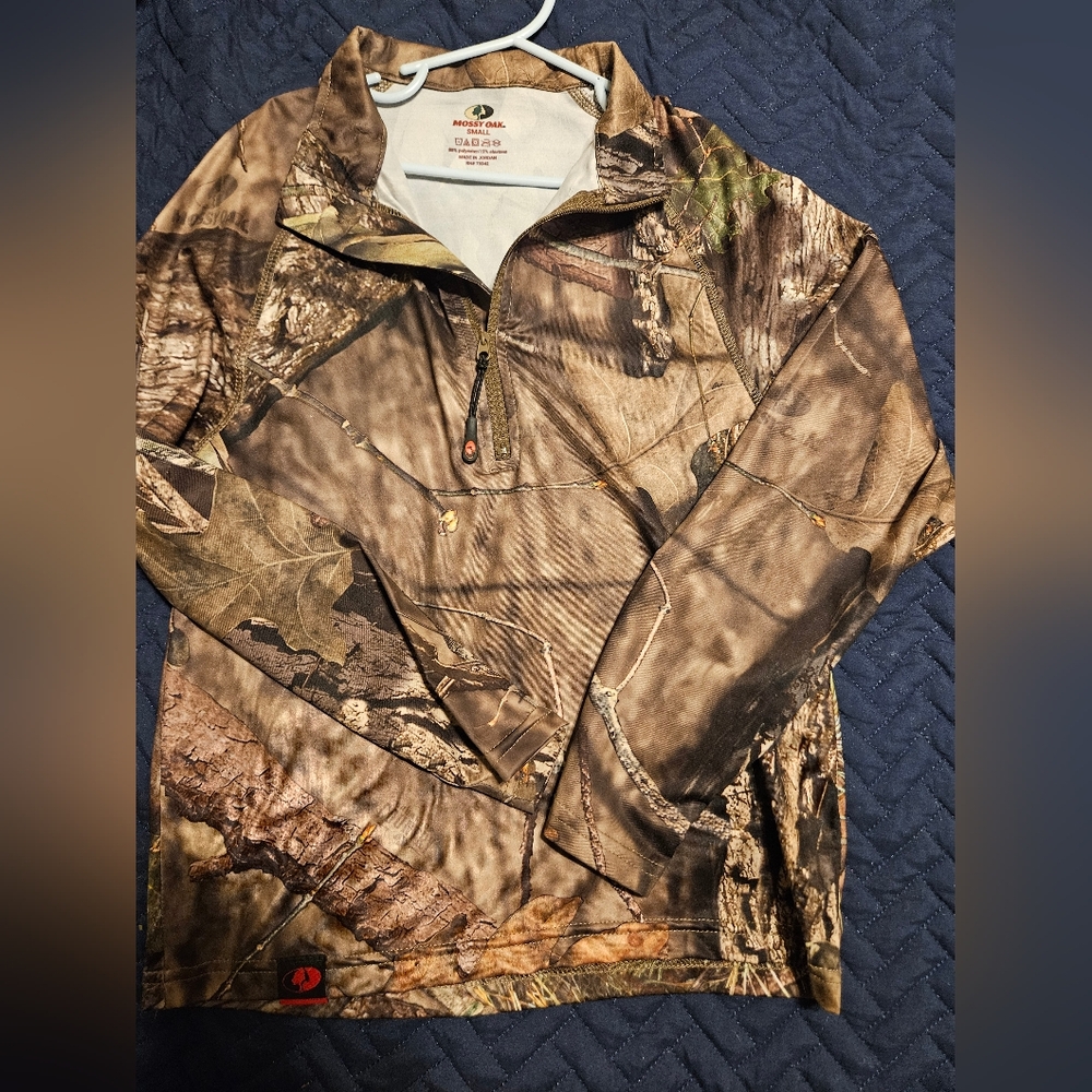 Mossy oak Boys half zip